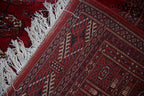 5x5 Vintage Fine Bokhara Square Rug