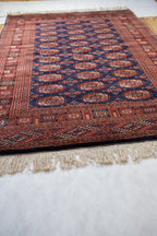 4x6 Vintage Fine Bokhara Rug