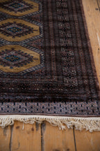 4x6 Vintage Fine Pakistani Turkmen Design Rug