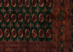 12x12.5 Vintage Fine Bokhara Square Carpet