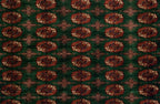 12x12.5 Vintage Fine Bokhara Square Carpet