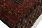 12x12.5 Vintage Fine Bokhara Square Carpet