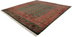 12x12.5 Vintage Fine Bokhara Square Carpet