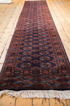 2.5x12 Vintage Fine Bokhara Rug Runner