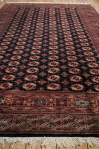 10x14 Vintage Fine Bokhara Carpet