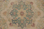 6x9 Vintage Distressed Bulgarian Kerman Design Carpet