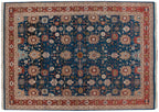 10x13.5 Vintage Indian Sultanabad Design Carpet
