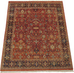 8x10 Vintage Indian Mahal Design Carpet