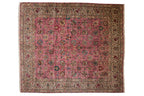 12x13.5 Vintage Tabriz Square Carpet