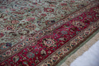 11.5x12 Vintage Tabriz Square Carpet