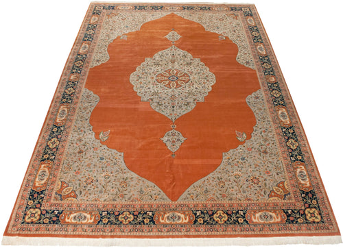 14x21 Vintage Bulgarian Tabriz Design Carpet