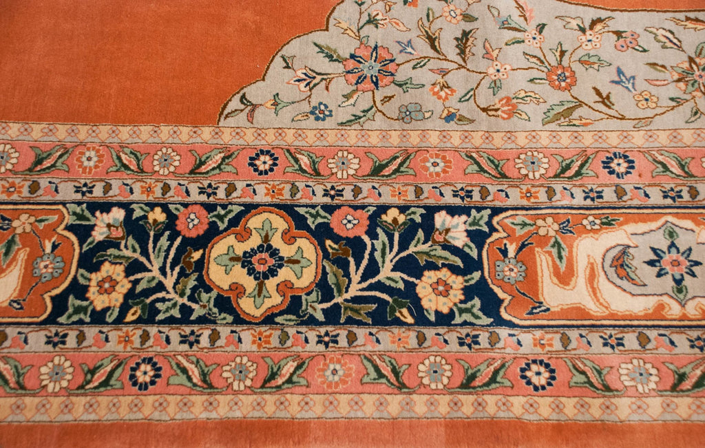 14x21 Vintage Bulgarian Tabriz Design Carpet