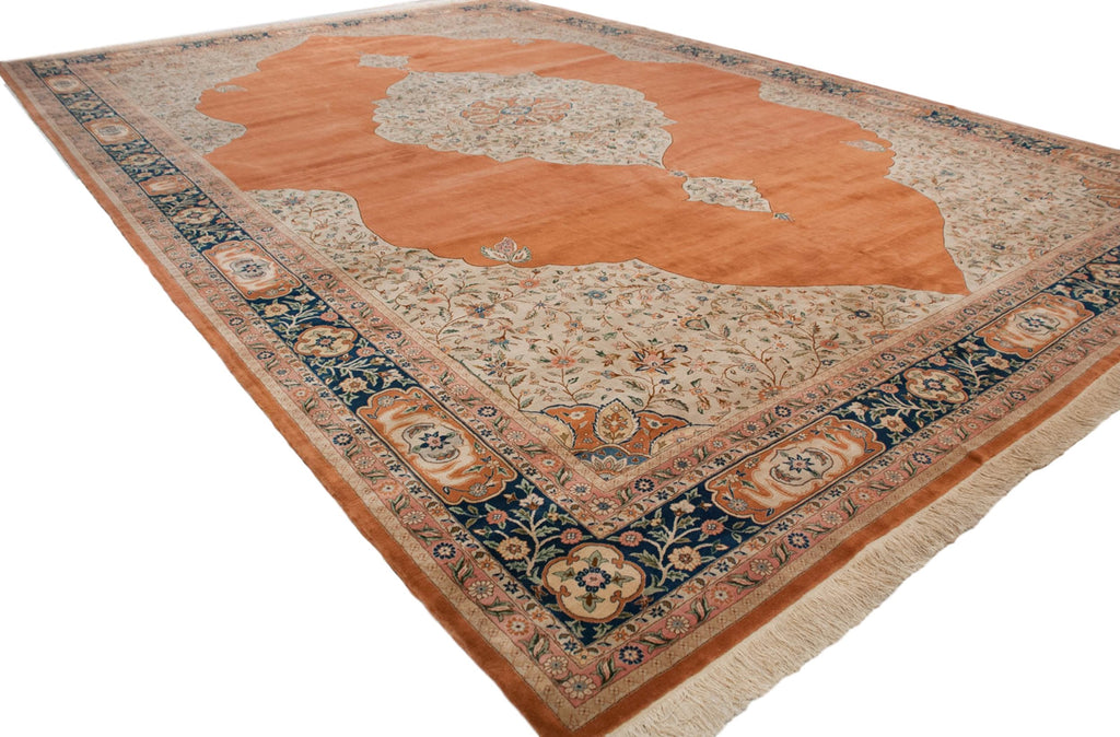 14x21 Vintage Bulgarian Tabriz Design Carpet