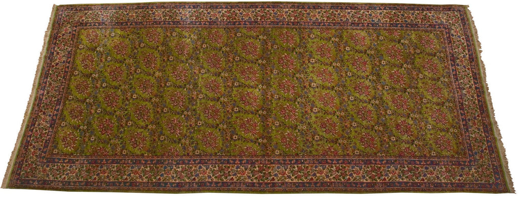 7x15 Vintage Kerman Carpet