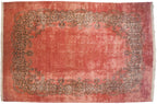 12x17.5 Vintage Fine Kerman Carpet
