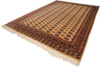 10x14.5 Vintage Bokhara Carpet