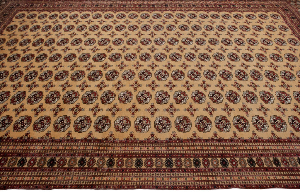 10x14.5 Vintage Bokhara Carpet
