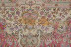 12x12.5 Vintage Bulgarian Kerman Design Square Carpet