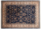 10x14 Vintage Indian Mohajeran Sarouk Design Carpet