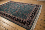 6x9 Vintage Indian Mohajeran Sarouk Design Carpet