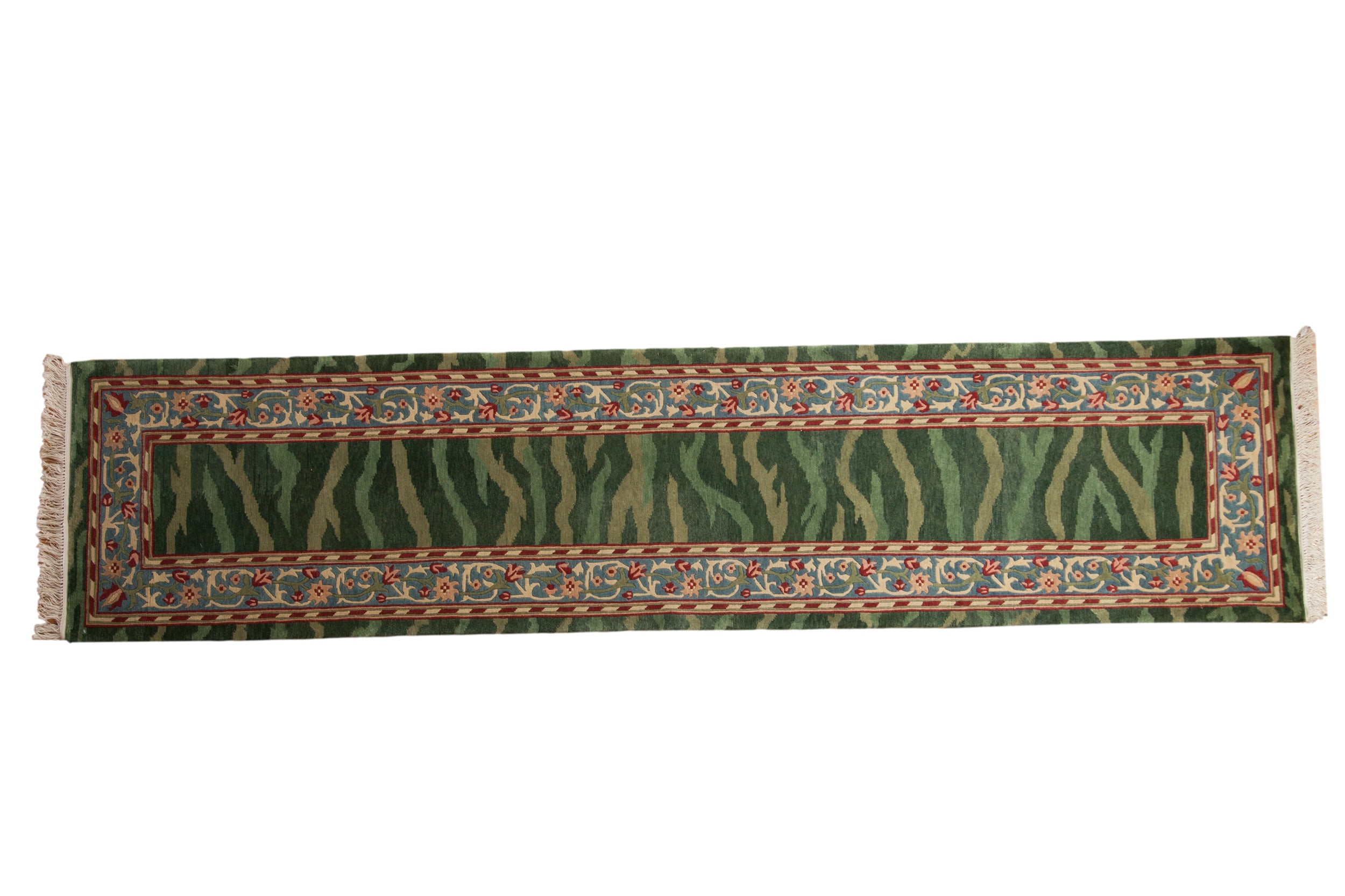 2.5x12 Vintage Indian Arts And Crafts Design Rug Runner