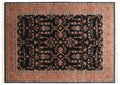 10x13.5 Vintage Indian Mohajeran Sarouk Design Carpet