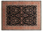 10x13.5 Vintage Indian Mohajeran Sarouk Design Carpet