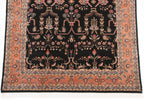 10x13.5 Vintage Indian Mohajeran Sarouk Design Carpet