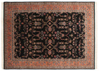 10x13.5 Vintage Indian Mohajeran Sarouk Design Carpet