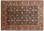 10x14 Vintage Indian Yezd Design Carpet