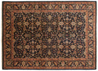 10x14 Vintage Indian Yezd Design Carpet