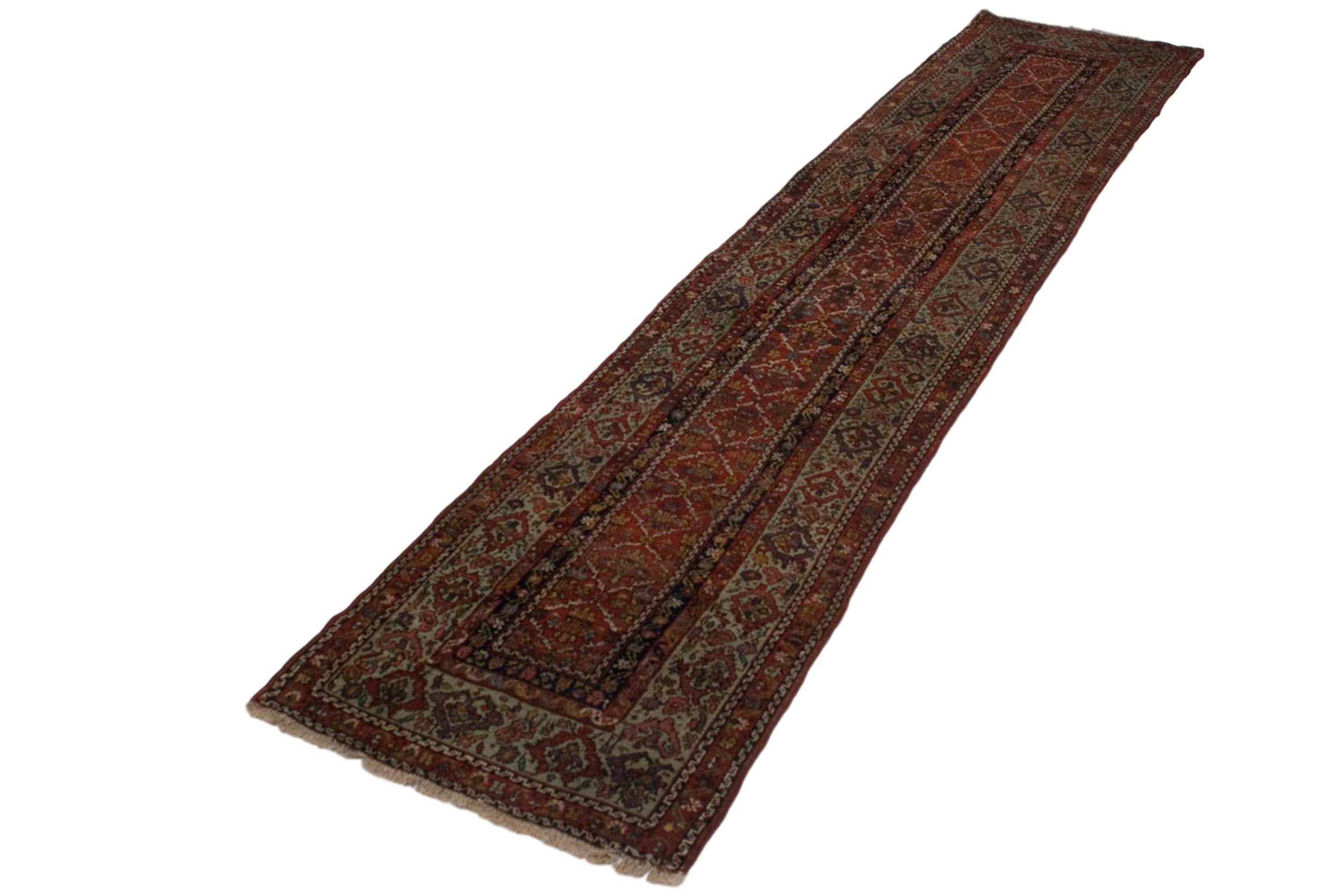 3x14 Antique Fereghan Rug Runner