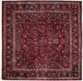 12x12 Vintage Fine Sarouk Square Carpet