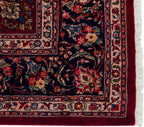 12x12 Vintage Fine Sarouk Square Carpet
