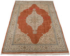 9.5x14.5 Vintage Tabriz Carpet