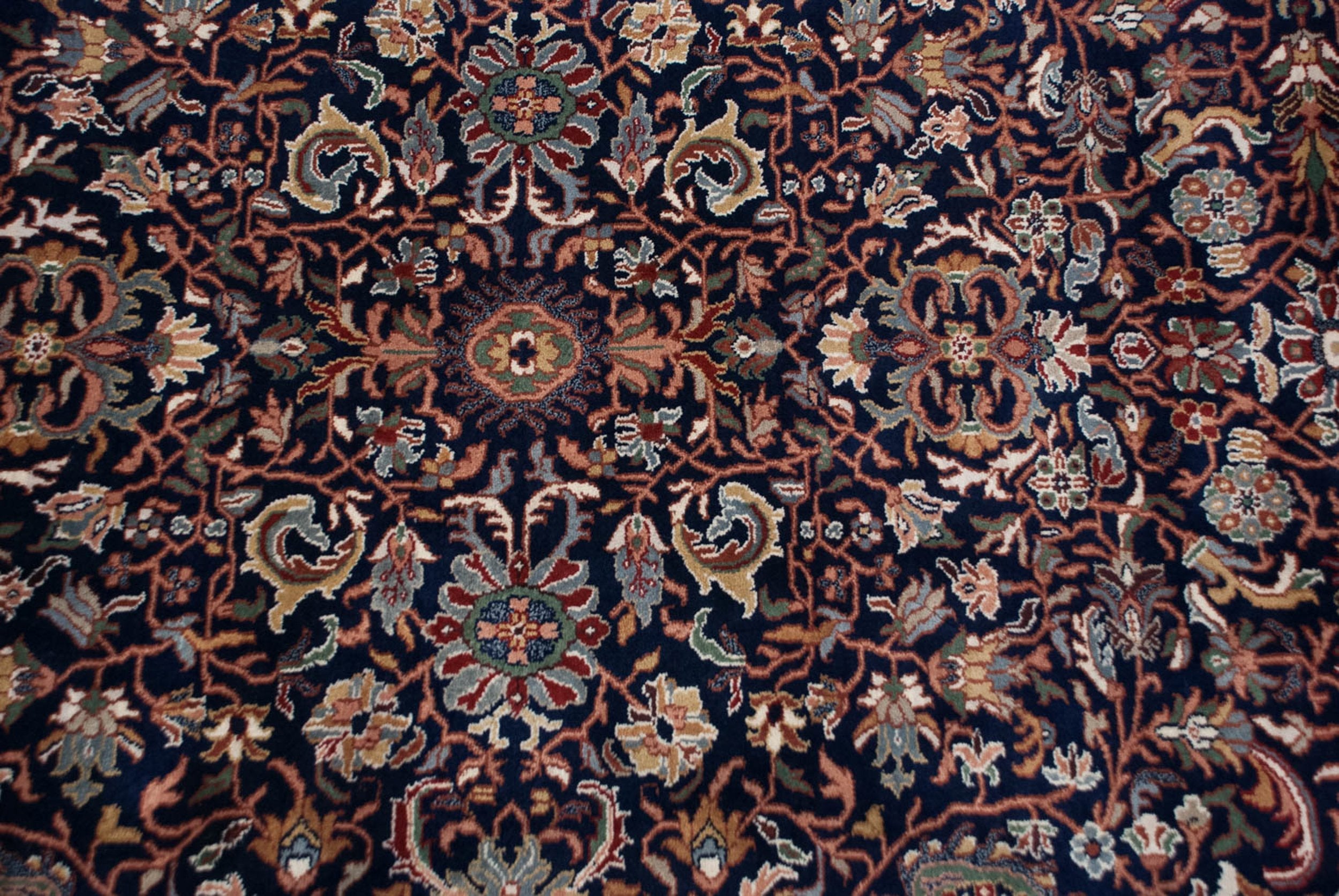 11.5x18 Vintage Indian Bijar Design Carpet