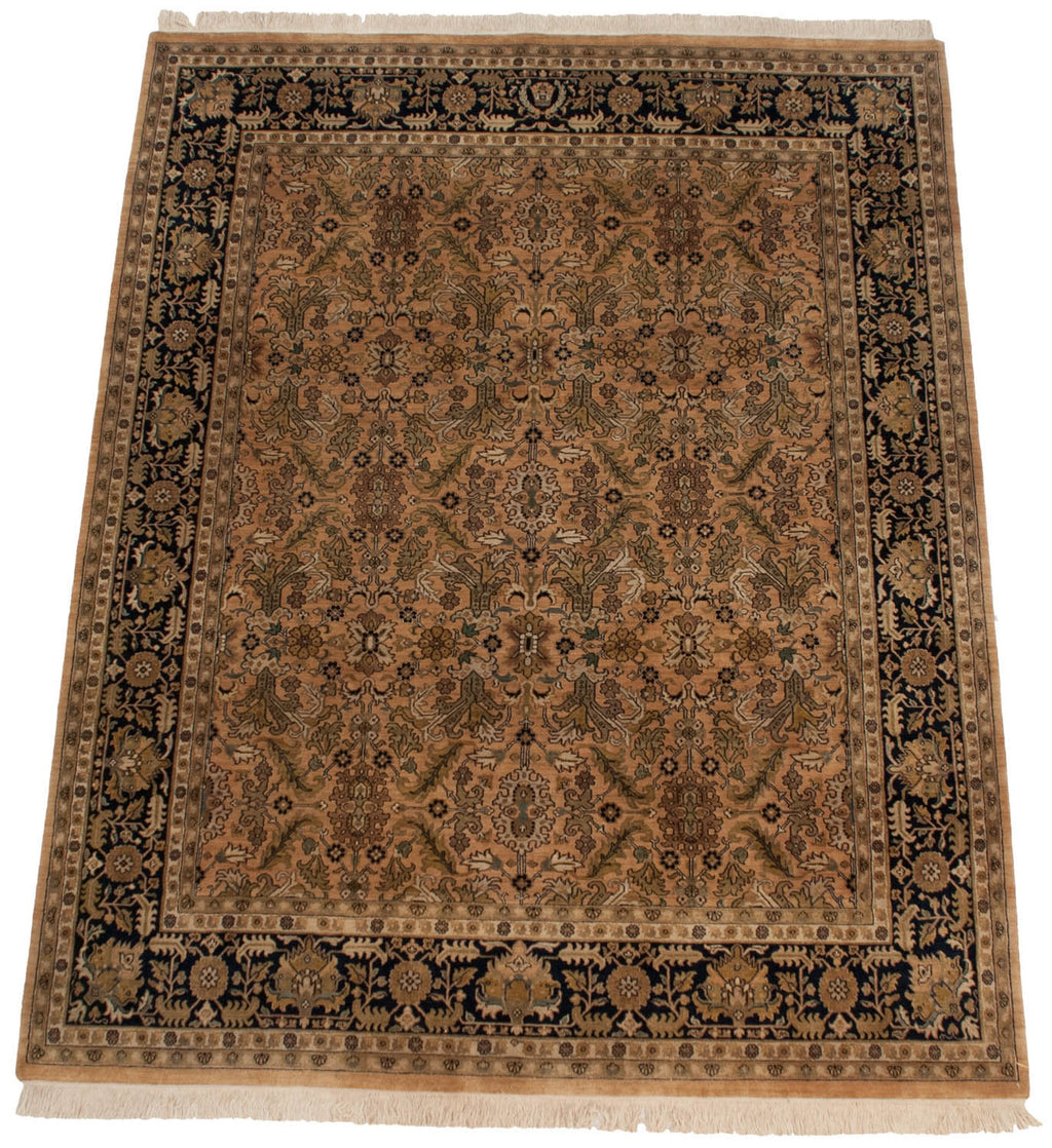 8x10 Vintage Indian Heriz Design Carpet