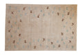 6x9 New Indian Folk Art Design Carpet