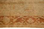 6x9 New Gold Wash Indian Oushak Design Carpet
