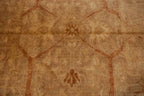 10x13.5 New Gold Wash Indian Oushak Design Carpet