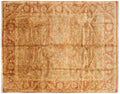 8x10 New Gold Wash Indian Oushak Design Carpet