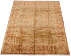 8x10 New Gold Wash Indian Oushak Design Carpet