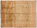 8x10 New Gold Wash Indian Oushak Design Carpet