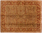 8x10 New Gold Wash Indian Oushak Design Carpet