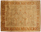 10x13.5 New Gold Wash Indian Oushak Design Carpet