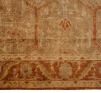 10x13.5 New Gold Wash Indian Oushak Design Carpet