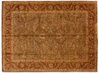 10x13.5 New Gold Wash Indian Oushak Design Carpet