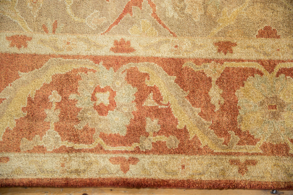 8.5x11.5 New Gold Wash Indian Oushak Design Carpet