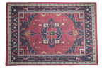 6x9 Vintage Stone Wash Dhurrie Carpet