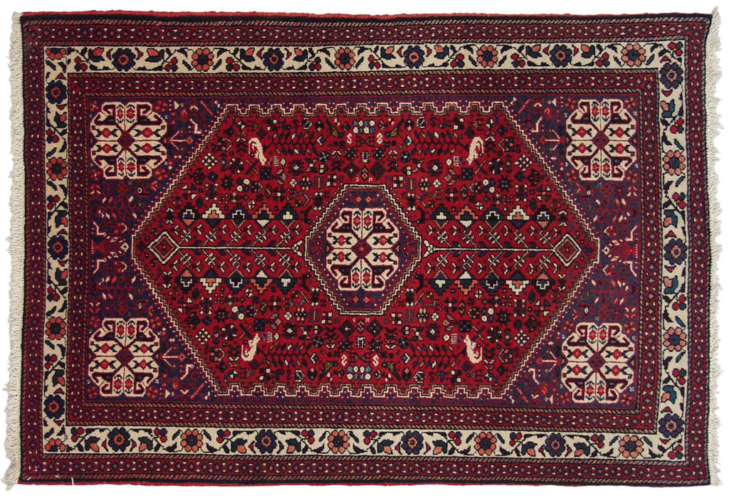 3.5x5 Vintage Abadeh Rug
